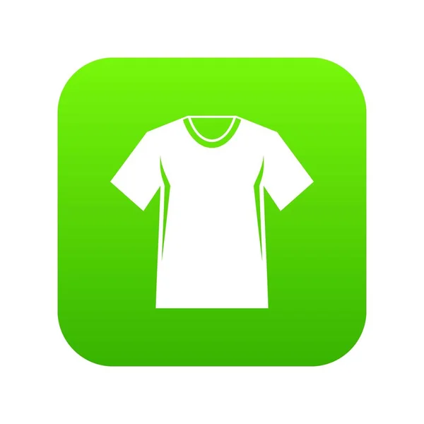 Herren Tennis T-Shirt Symbol digital grün — Stockvektor