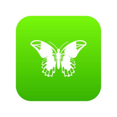 Amiral kelebek simgesi dijital yeşil