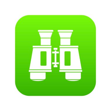  Dürbün simgesini dijital yeşil