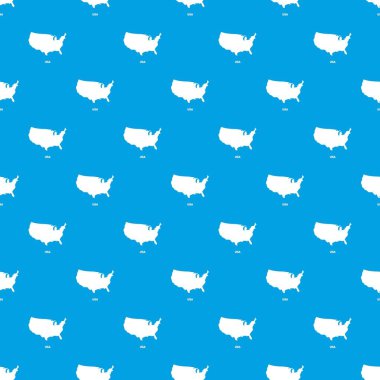 ABD harita desen vektör kesintisiz mavi