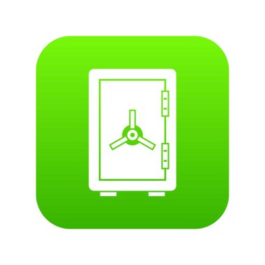 Güvenli simge dijital yeşil