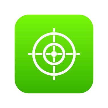 Hedef simgesi dijital yeşil
