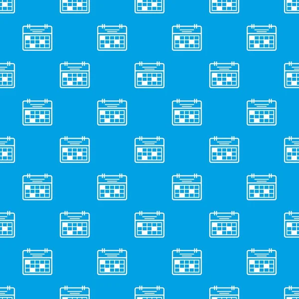 Κελί ημερολόγιο μοτίβο διάνυσμα απρόσκοπτη μπλε — Διανυσματικό Αρχείο