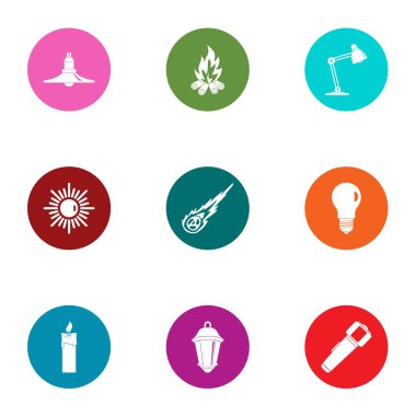 Blaze Icons set, düz stil