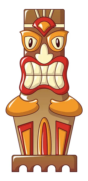 Ícone do ídolo do ornamento, estilo dos desenhos animados —  Vetores de Stock