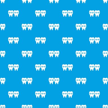 İmplant desen vektör kesintisiz mavi