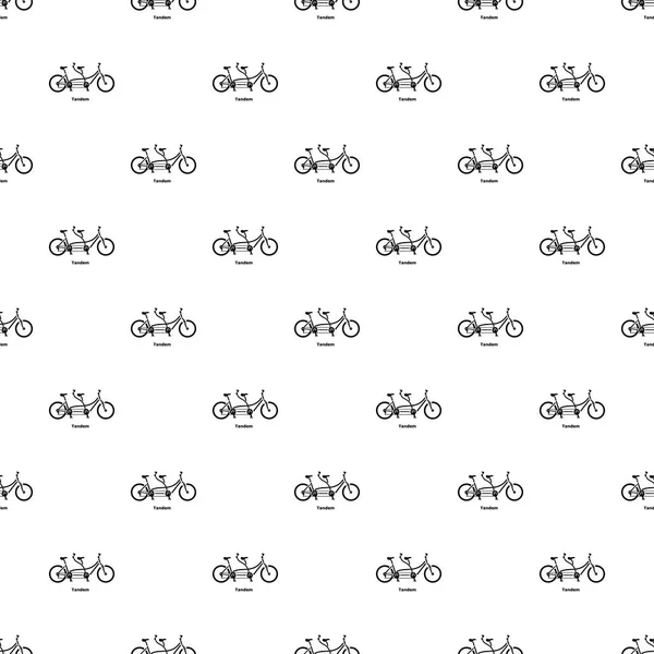 Εικονίδιο ποδηλάτων tandem, απλό στυλ — Διανυσματικό Αρχείο