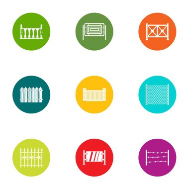 Icons set güçlendirilmesi, düz stil