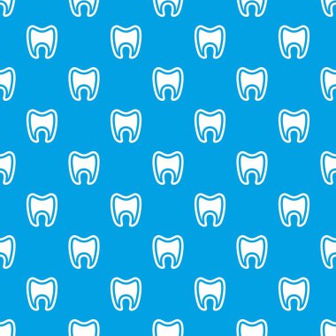 Kök desen vektör kesintisiz mavi ile diş