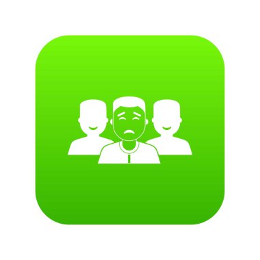 İnsanlar Grup simgesi dijital yeşil