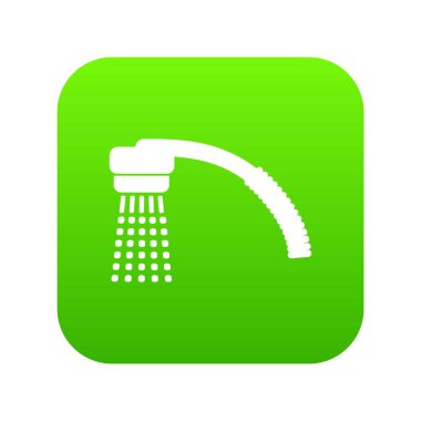 Su yeşil simge vektör çalıştıran