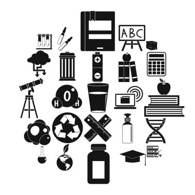 Öğe simgeler kümesi, basit tarzı