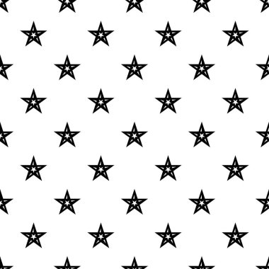 Geometrik figür yıldız simgesi, basit tarzı