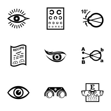 Düşünülmeli Icons set, basit tarzı