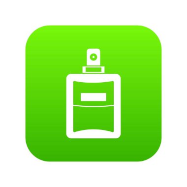 Parfüm simgesi dijital yeşil