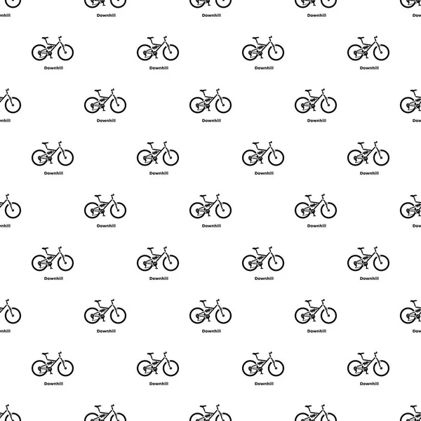 Downhill bicycle icon, simple style — Stock Vector