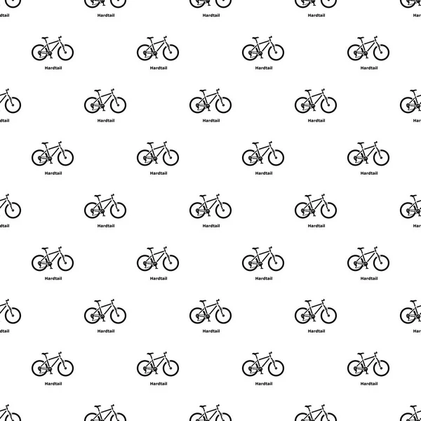 Hardtail bike icon, simple style — Stock Vector