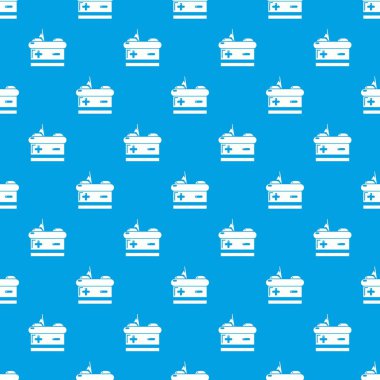 Pil desen vektör kesintisiz mavi