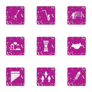 Müzik yordamı simgeler kümesi, grunge tarzı