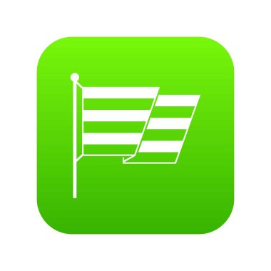 Bayrak Lgbt simgesi dijital yeşil