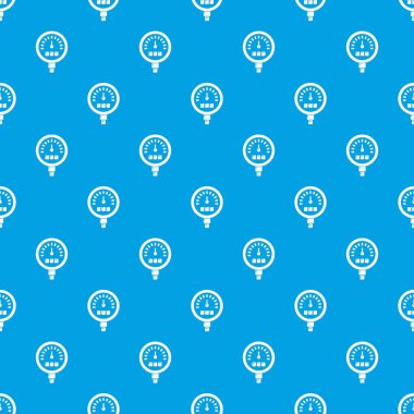 Basınç ölçer desen vektör kesintisiz mavi