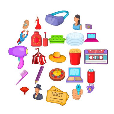 Ekran simgeleri kurulum, karikatür tarzı