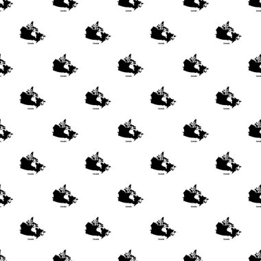 Kanada harita simgesi, basit tarzı