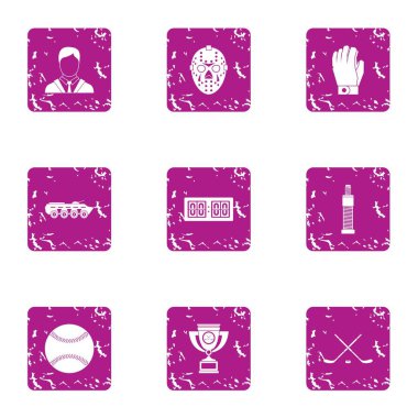 Öncelik Icons set. Beyaz arka plan üzerinde izole web için 9 öncelik vektör simge kümesi grunge