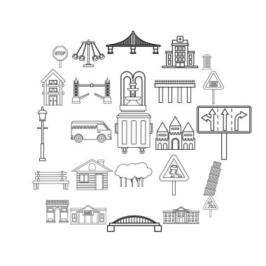 Mart Icons set, anahat stili