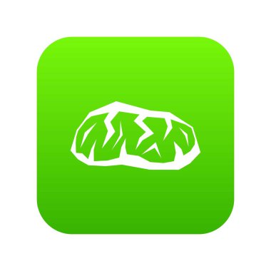 Altın madenciliği simgesi dijital yeşil