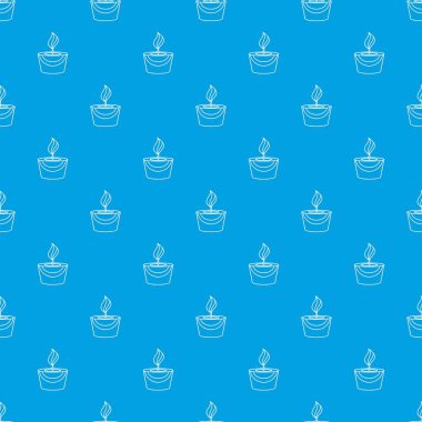 Mum desen vektör kesintisiz mavi