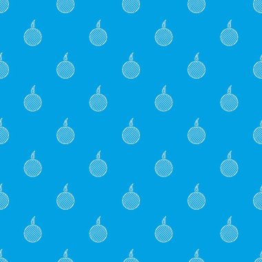 Top mum desen vektör kesintisiz mavi