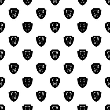 Diş koruma simgesi, basit tarzı