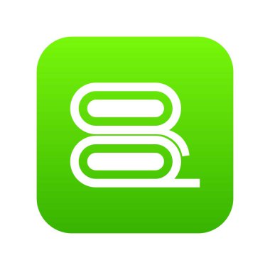 Kumaş simgesi dijital yeşil