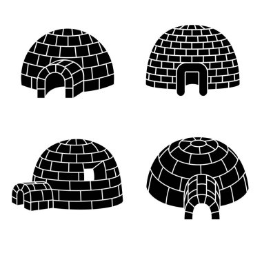 Igloo simge seti, basit tarzı