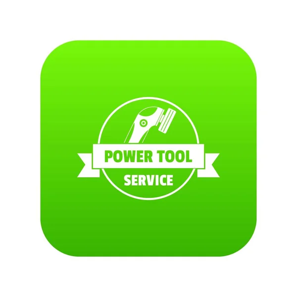 Macht hulpprogramma auto pictogram groen vector — Stockvector