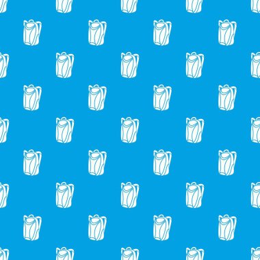 Sırt çantası desen vektör kesintisiz mavi