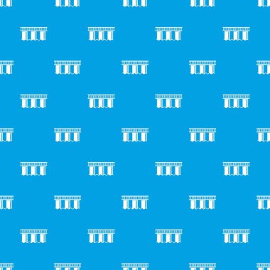 Kentsel köprü desen vektör kesintisiz mavi