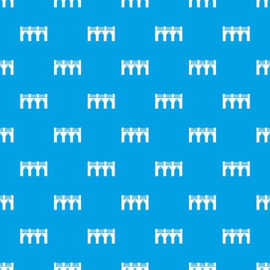 Eski kemer köprü desen vektör kesintisiz mavi