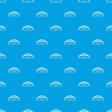 Harbour Köprüsü desen vektör kesintisiz mavi