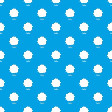 Salata desen vektör kesintisiz mavi