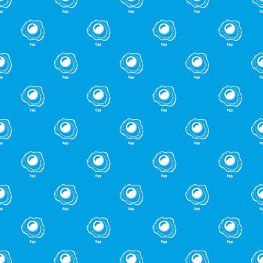 Yumurta desen vektör kesintisiz mavi