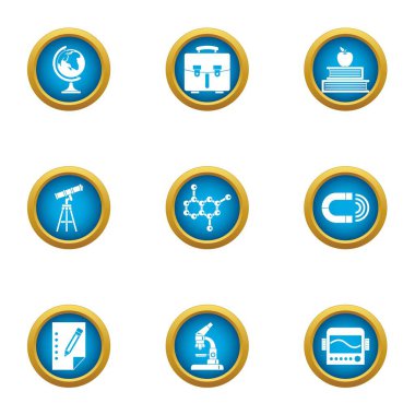 Anket Icons set, düz stil