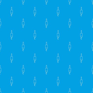 Jack kablo desen vektör kesintisiz mavi