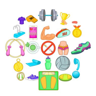 Hotiron Icons set, karikatür tarzı