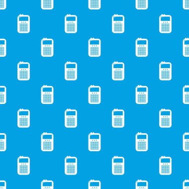 Taşınabilir radyo desen vektör kesintisiz mavi