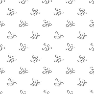 Coccus bacilli pattern vector seamless clipart