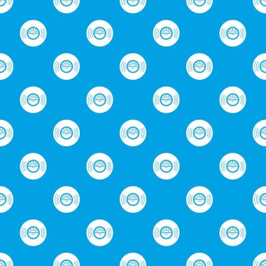Vinil plak desen vektör kesintisiz mavi