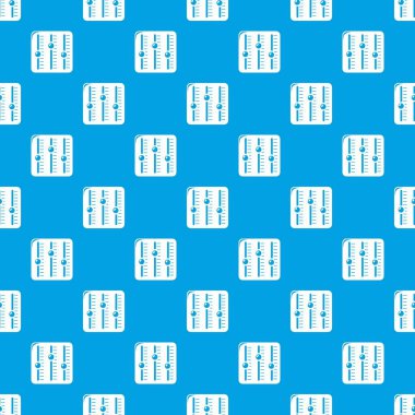 Ses karıştırıcı desen vektör kesintisiz mavi