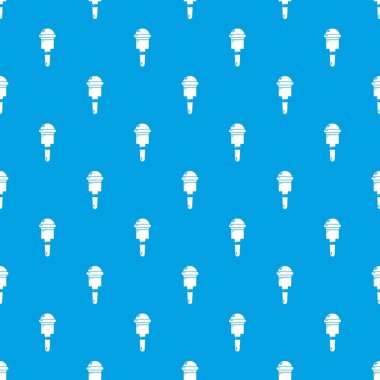 Mikrofon desen vektör kesintisiz mavi